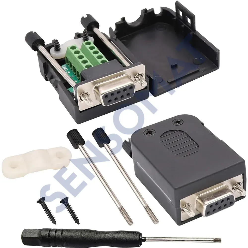 VİDA BAĞLANTILI DİŞİ SOKET D-SUB9