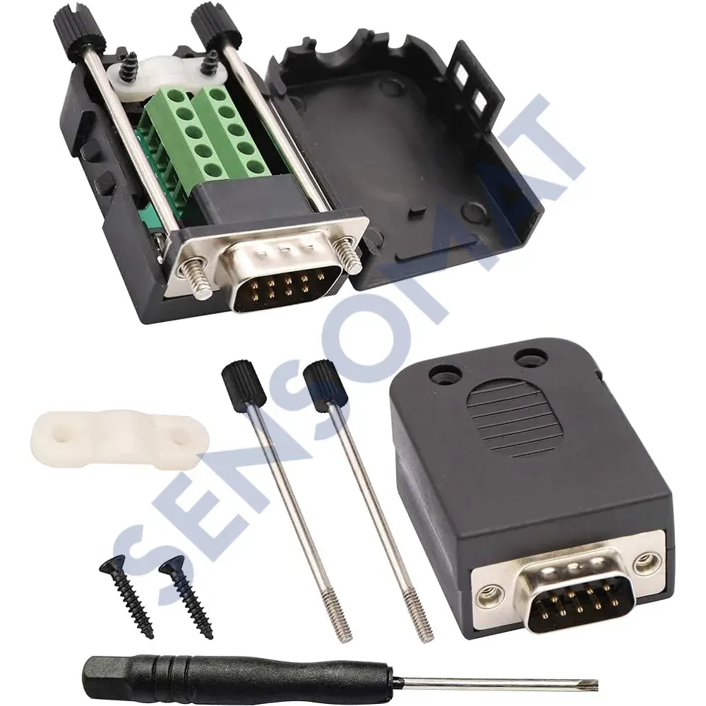 VİDA BAĞLANTILI ERKEK SOKET D-SUB9