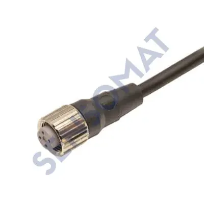 Omron xs2f-m12pur4s5m M12 4Pin Düz Sensör Kablosu 5MT