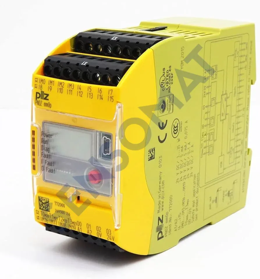 PILZ PNOZ mm0p 24VDC 772000 Emniyet Kontrol Rölesi