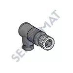 XZCC8FCM30V M8 3PİN DİRSEK DİŞİ KONNEKTÖR