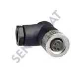 XZCC8FCM40V M8 4PİN DİRSEK DİŞİ KONNEKTÖR