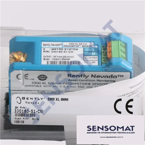 330180-51-CN | Bently Nevada 3300 XL Proximitor Sensor