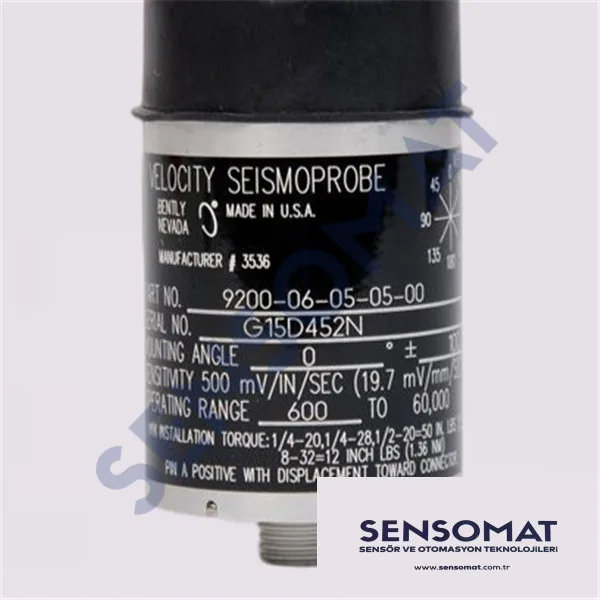 9200-06-02-10-00 | Bently Nevada Seismoprobe Velocity Transducers