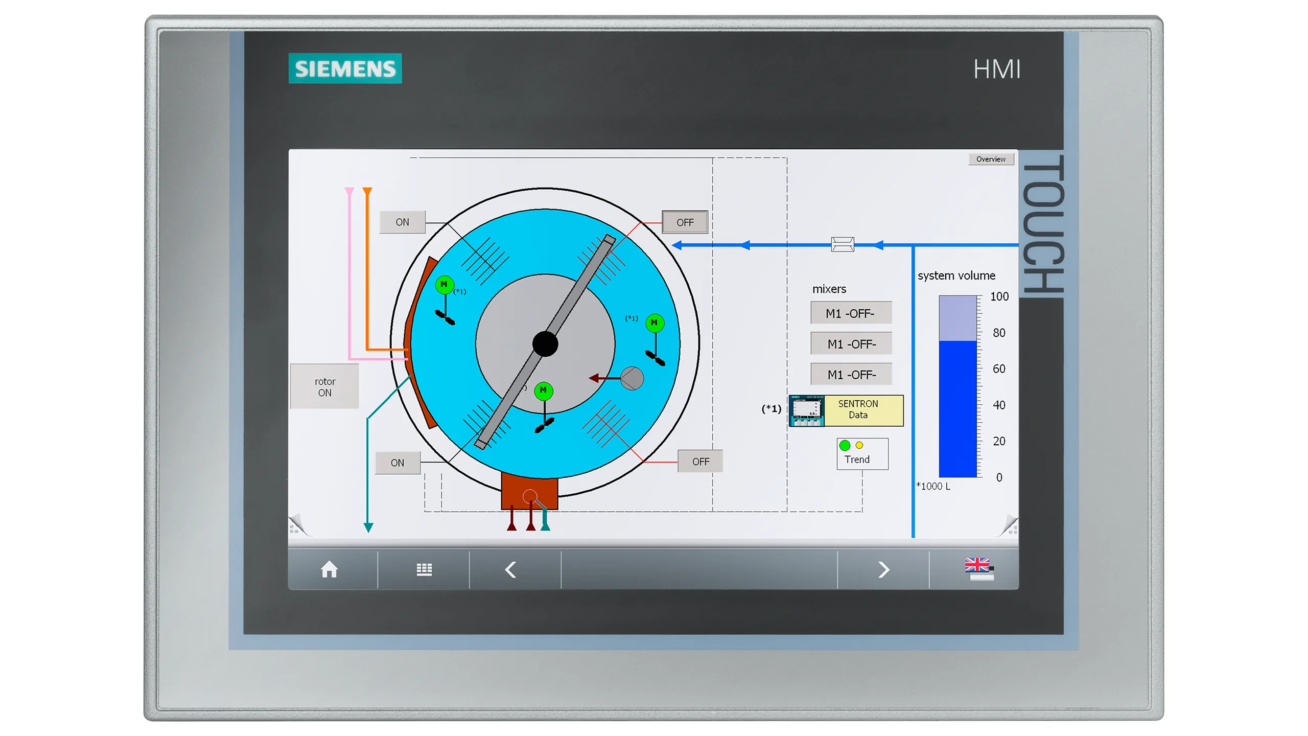 6AG1124-0JC01-4AX0 SIEMENS HMI EKRAN