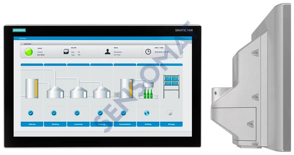6AV2124-0XC24-0BX0 SIEMENS HMI EKRAN