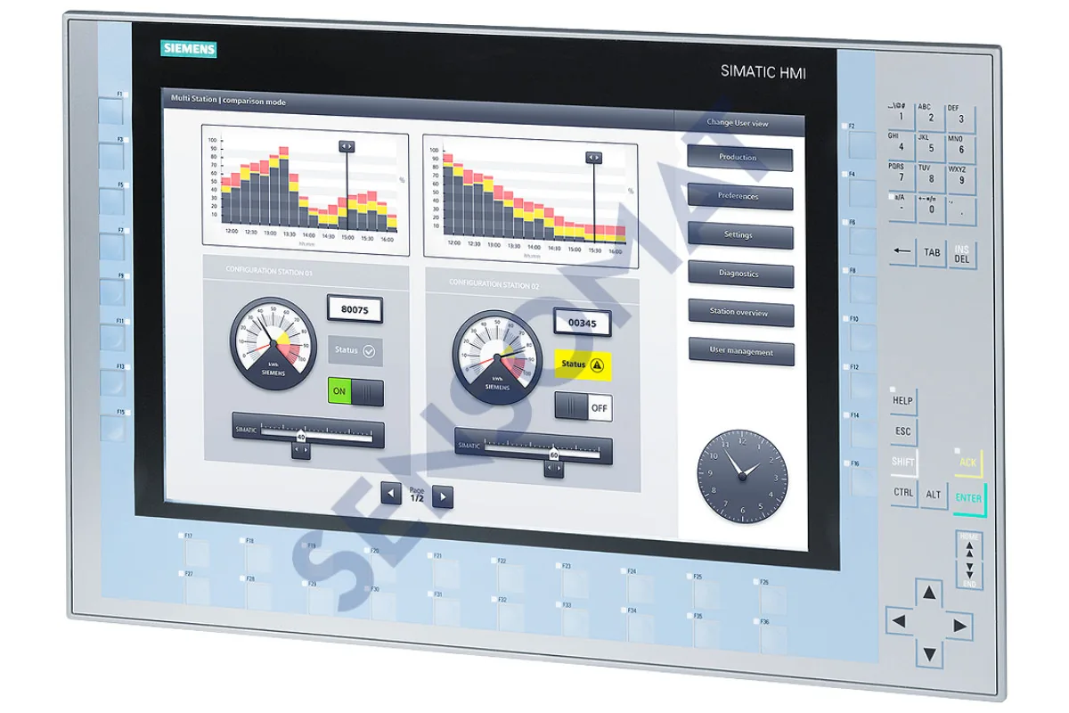 6AV2124-1QC02-0AX1 SIEMENS HMI EKRAN