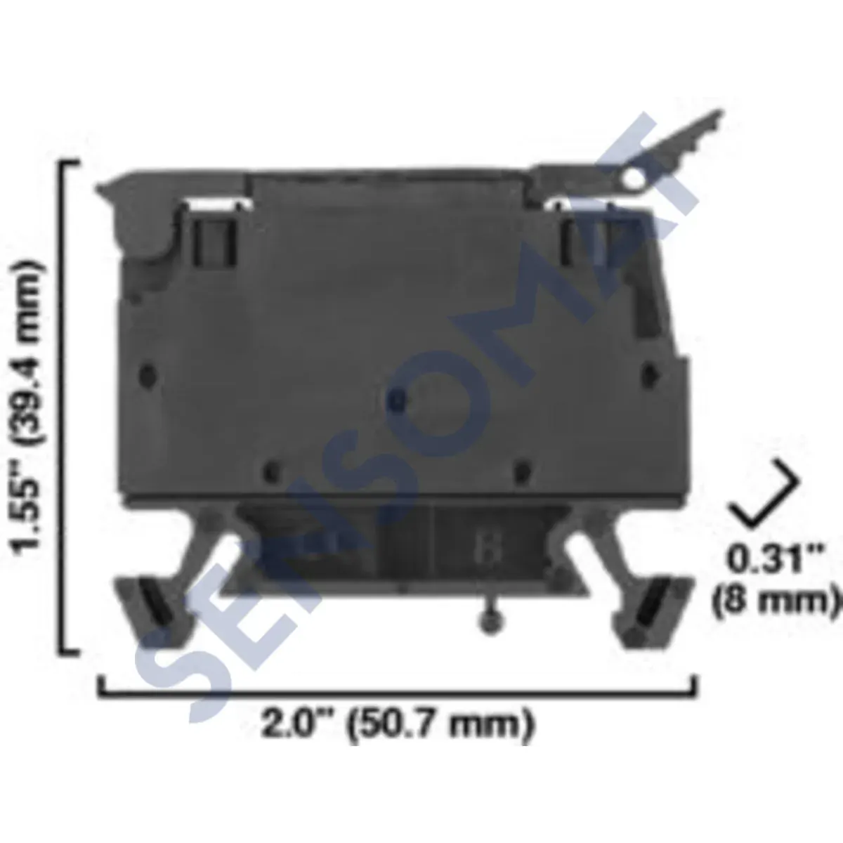 1492-WFB424 Allen-Bradley IEC Term Blck 8x47.