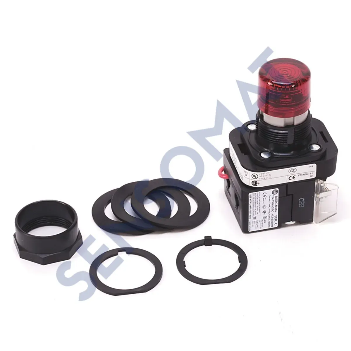 800H-QRTH2R Allen-Bradley 30mm Pilot Light 80
