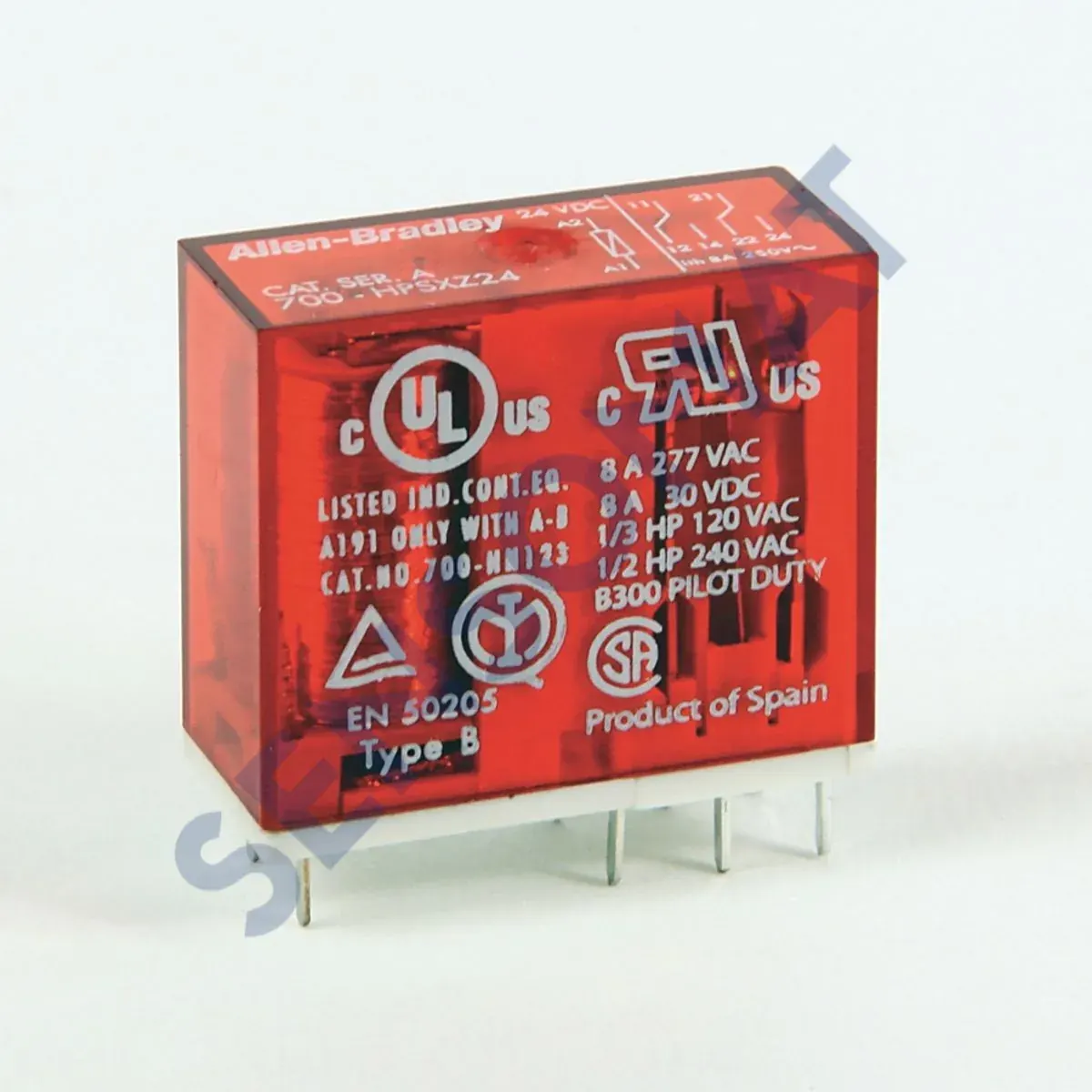 700-HPSXZ24 Allen-Bradley 24V DPDT PCB Style