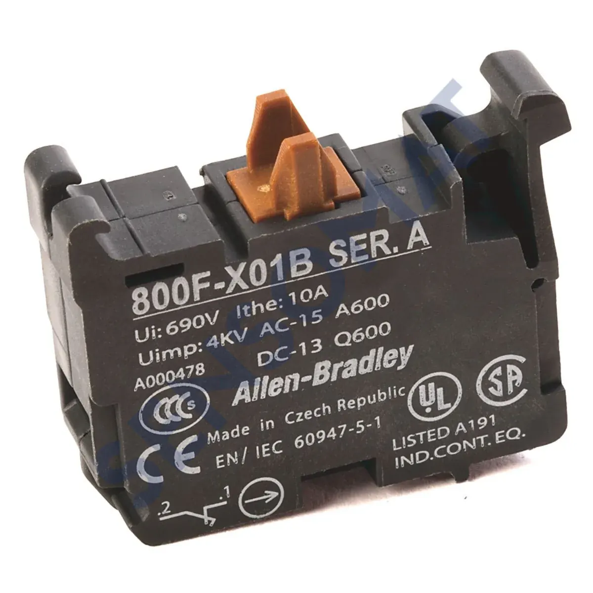 800F-X01B Allen-Bradley 22mm Contact Block 80