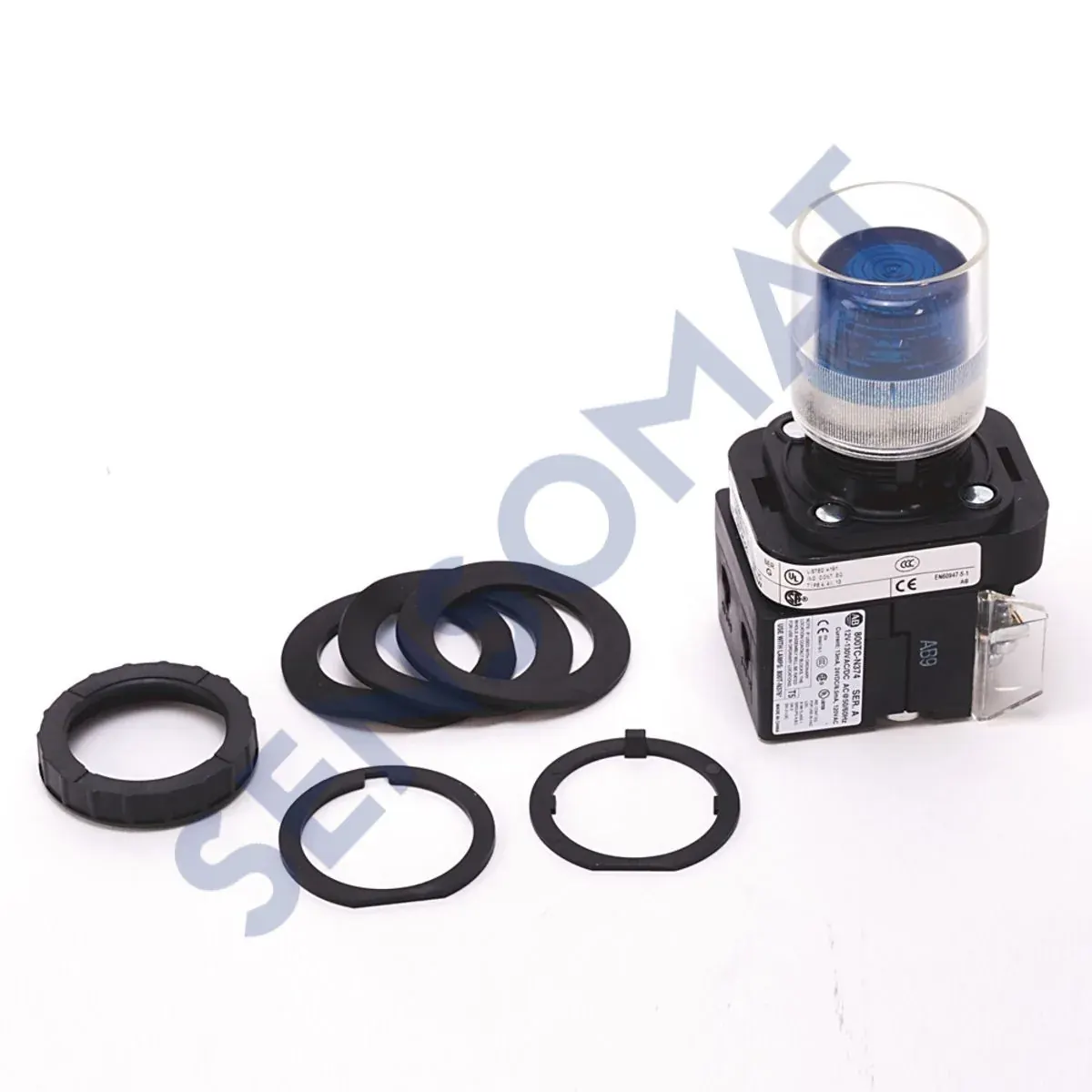 800H-QRAH2B Allen-Bradley 30mm Momentary Push