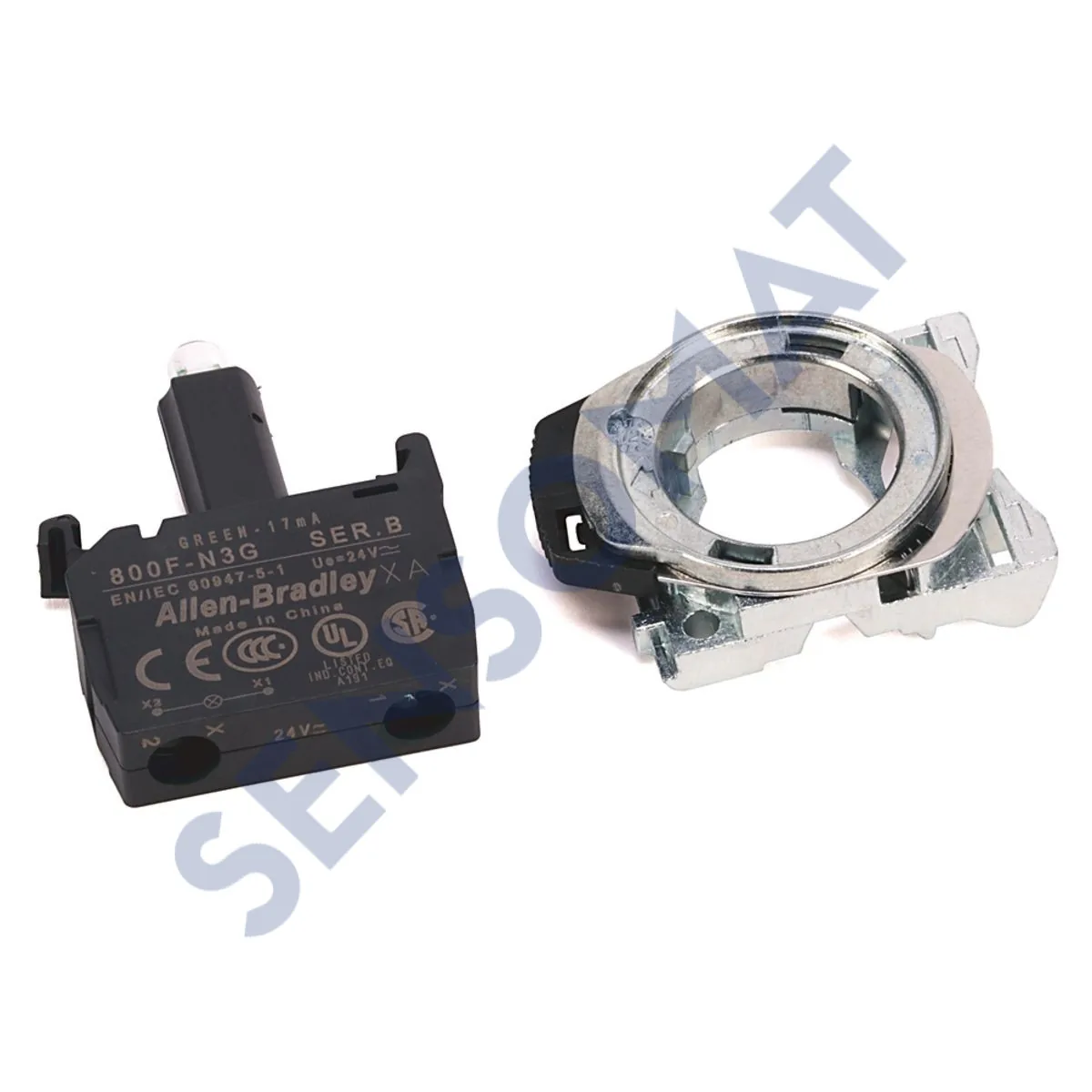 800F-MN3WX10 Allen-Bradley 22mm Back of Panel