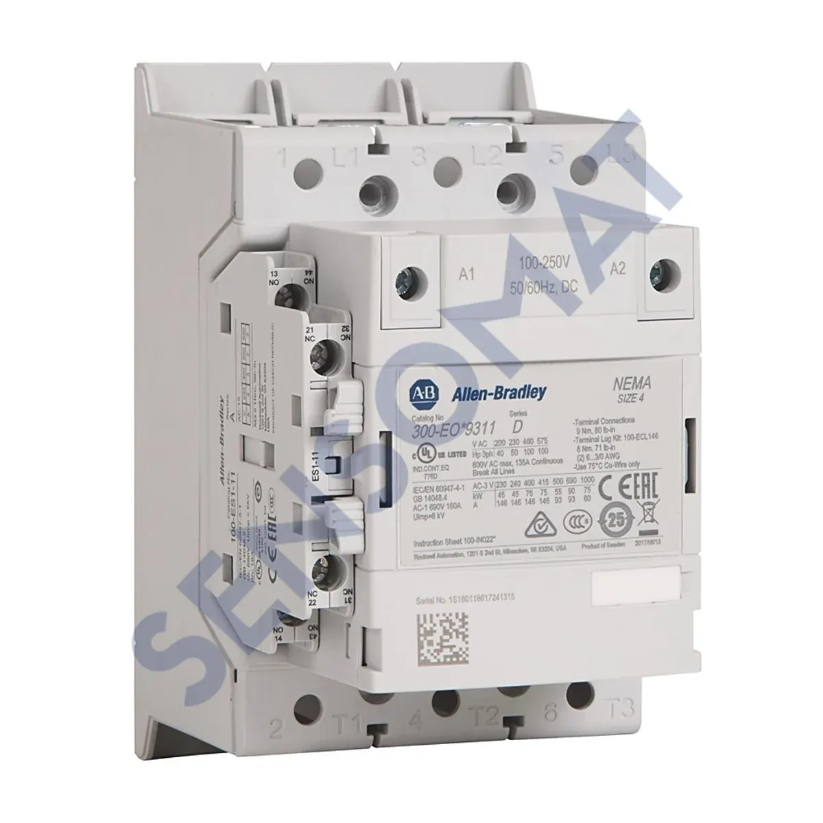 300-EOD9311 Allen-Bradley NEMA Size 4 Contact