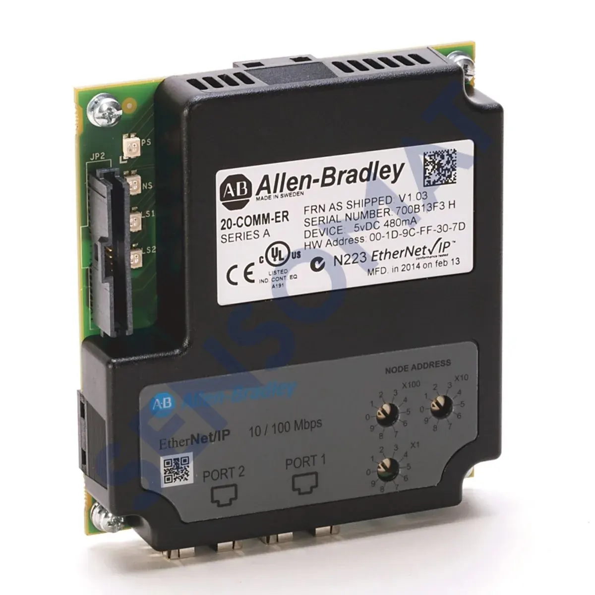 20-COMM-ER Allen-Bradley Dual-port EtherNet/I
