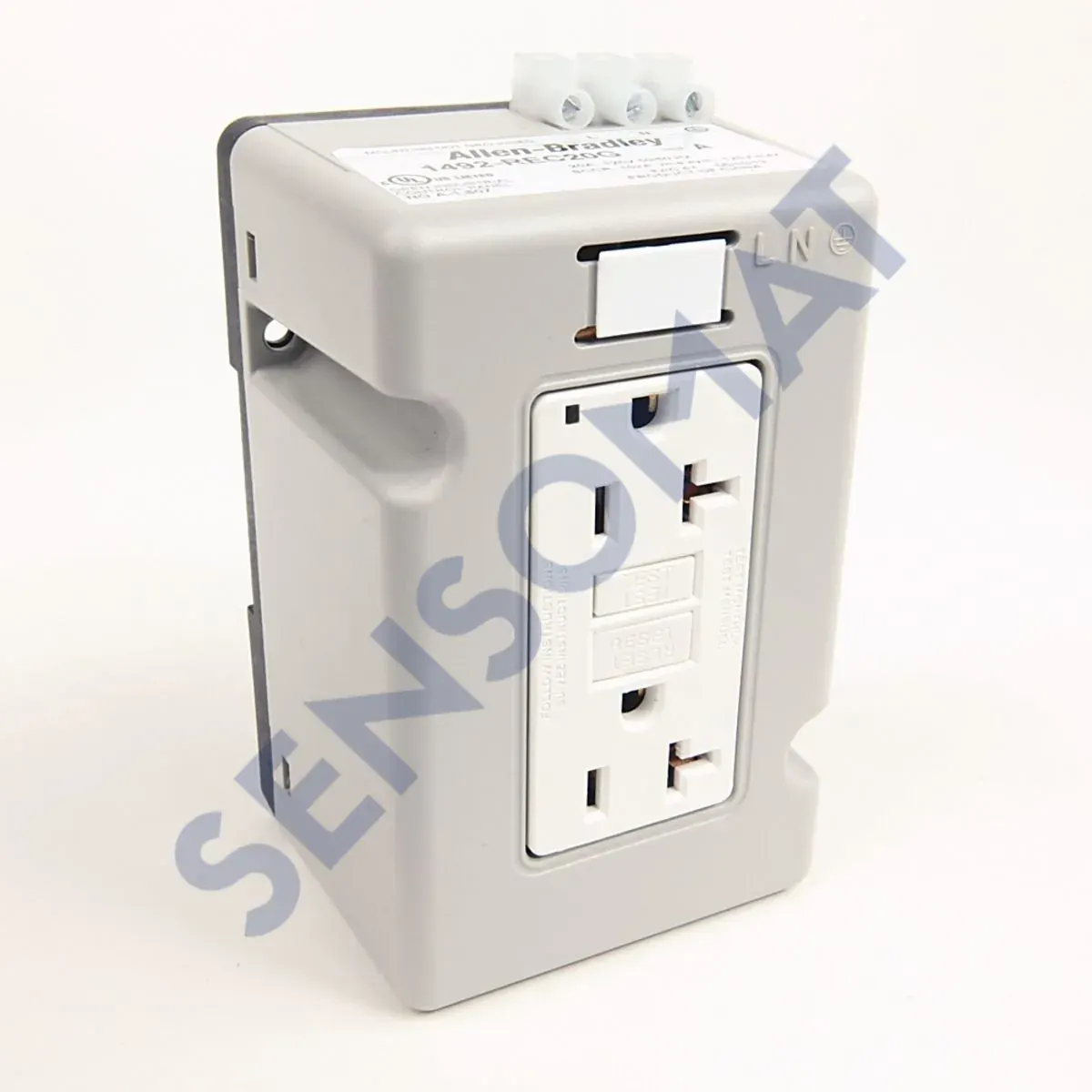 1492-REC20G Allen-Bradley IEC GFCI Rcpt, 20A,