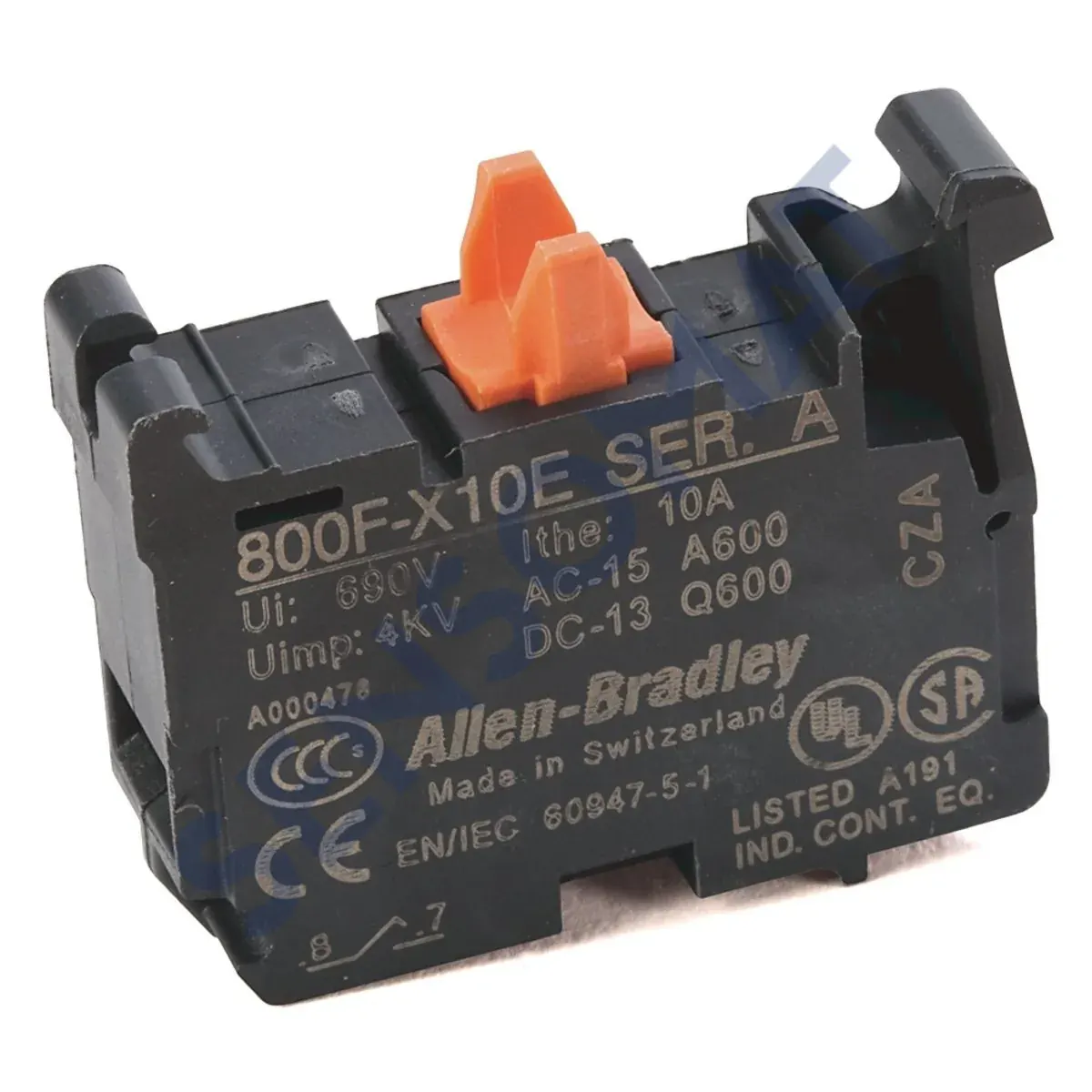 800F-X10E Allen-Bradley 22mm Contact Block 80