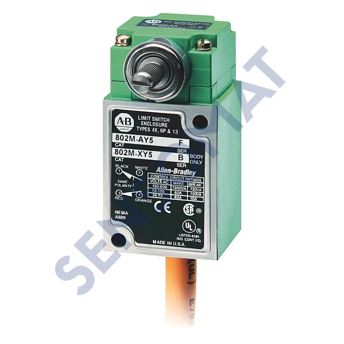 802M-AY16 Allen-Bradley LIMIT SW W/16FT CORD