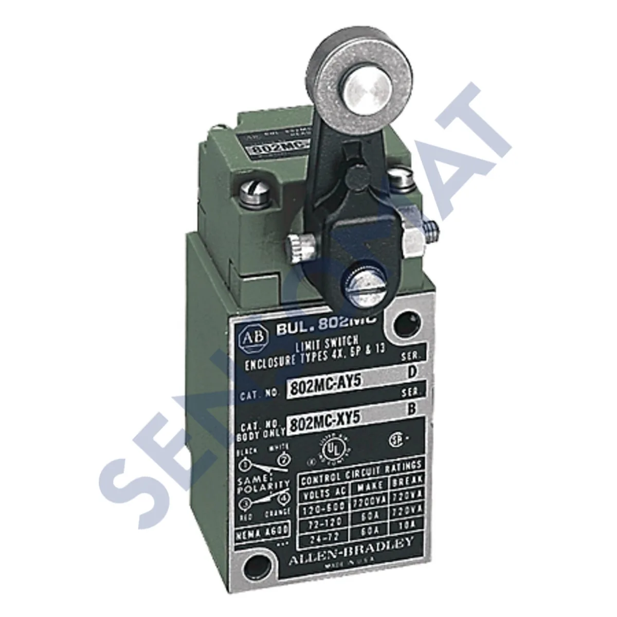 802MC-AY16 Allen-Bradley LIMIT SW W/16FT CORD