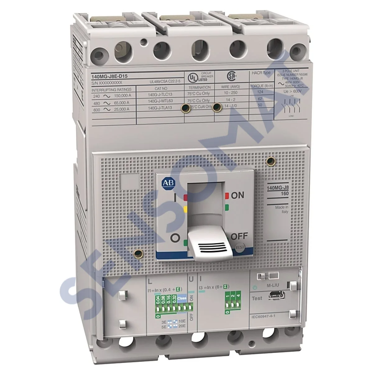 140MG-J8E-D15 Allen-Bradley 140MG 150A J Fram