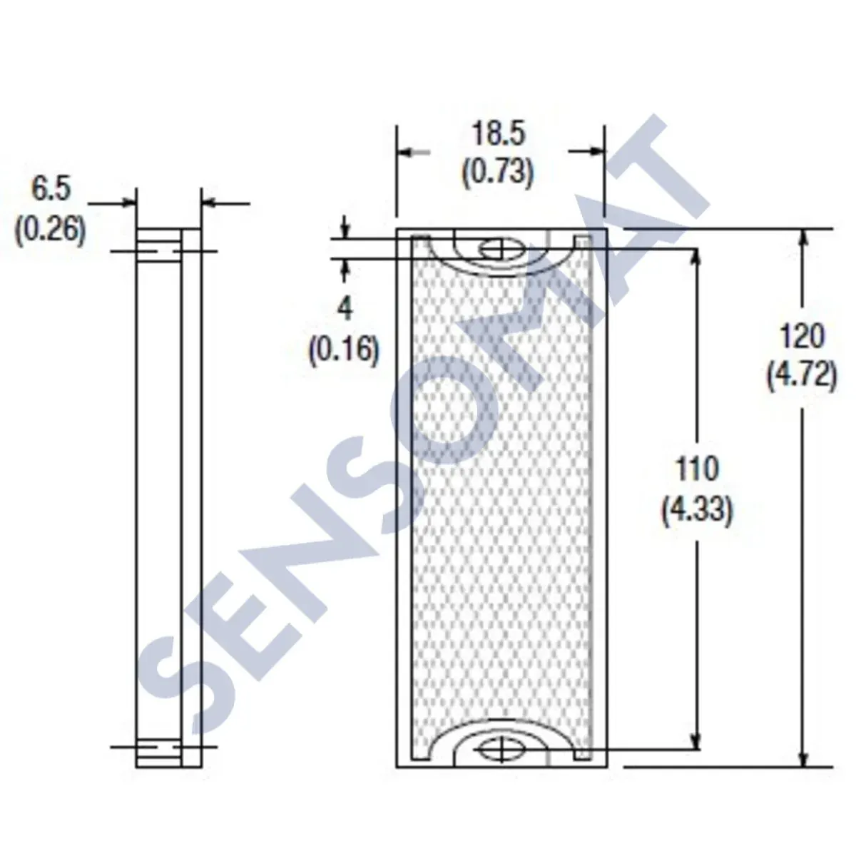 92-107 Allen-Bradley Reflectors for Photo Sen