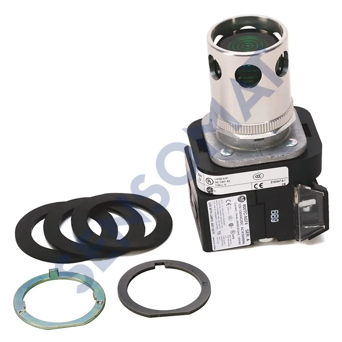 800TC-QAH2A Allen-Bradley 30mm Momentary Push