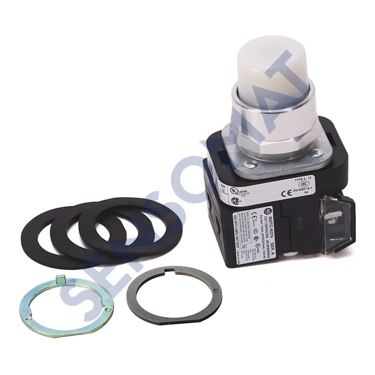 800TC-QBH2WD1 Allen-Bradley 30mm Momentary Pu