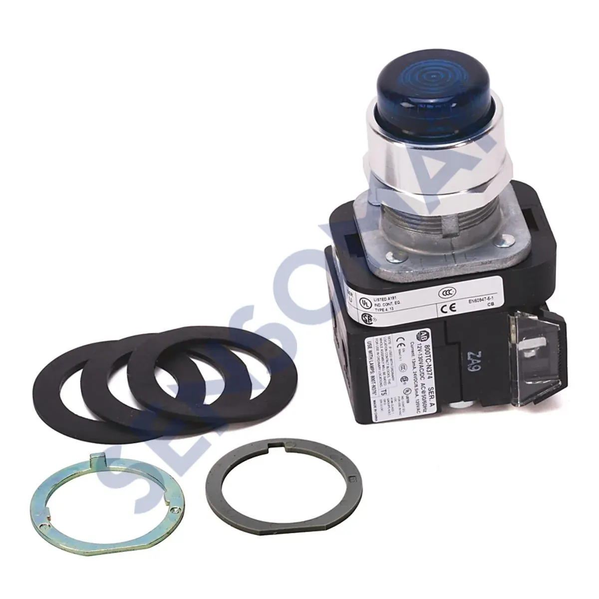 800TC-QBH2B Allen-Bradley 30mm Momentary Push