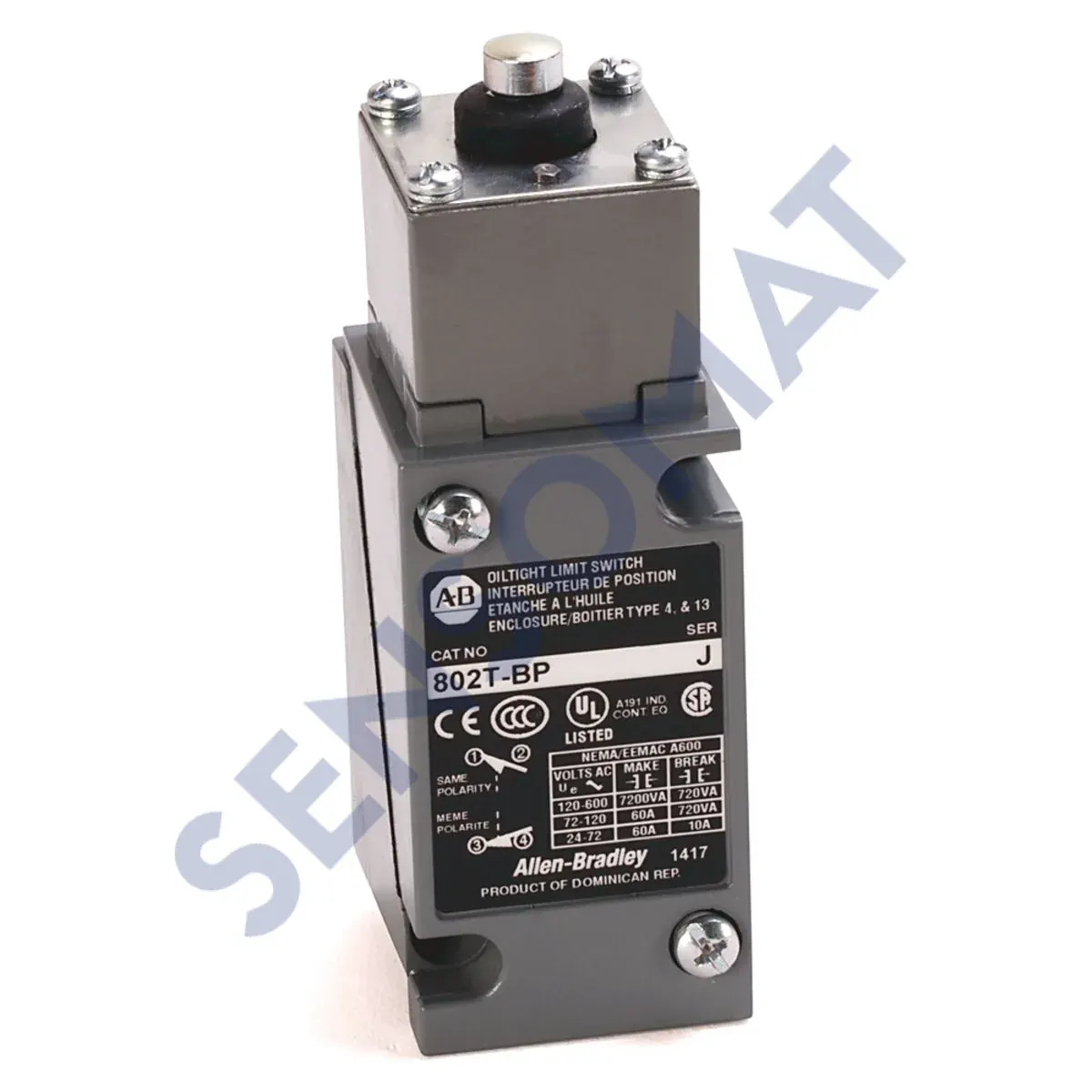 802T-BT Allen-Bradley LIMIT SWITCH 600V AC