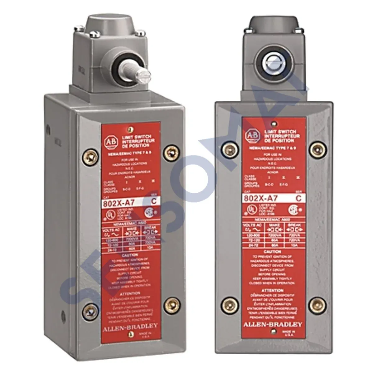 802X-H7 Allen-Bradley LIMIT SWITCH NEMA7-9