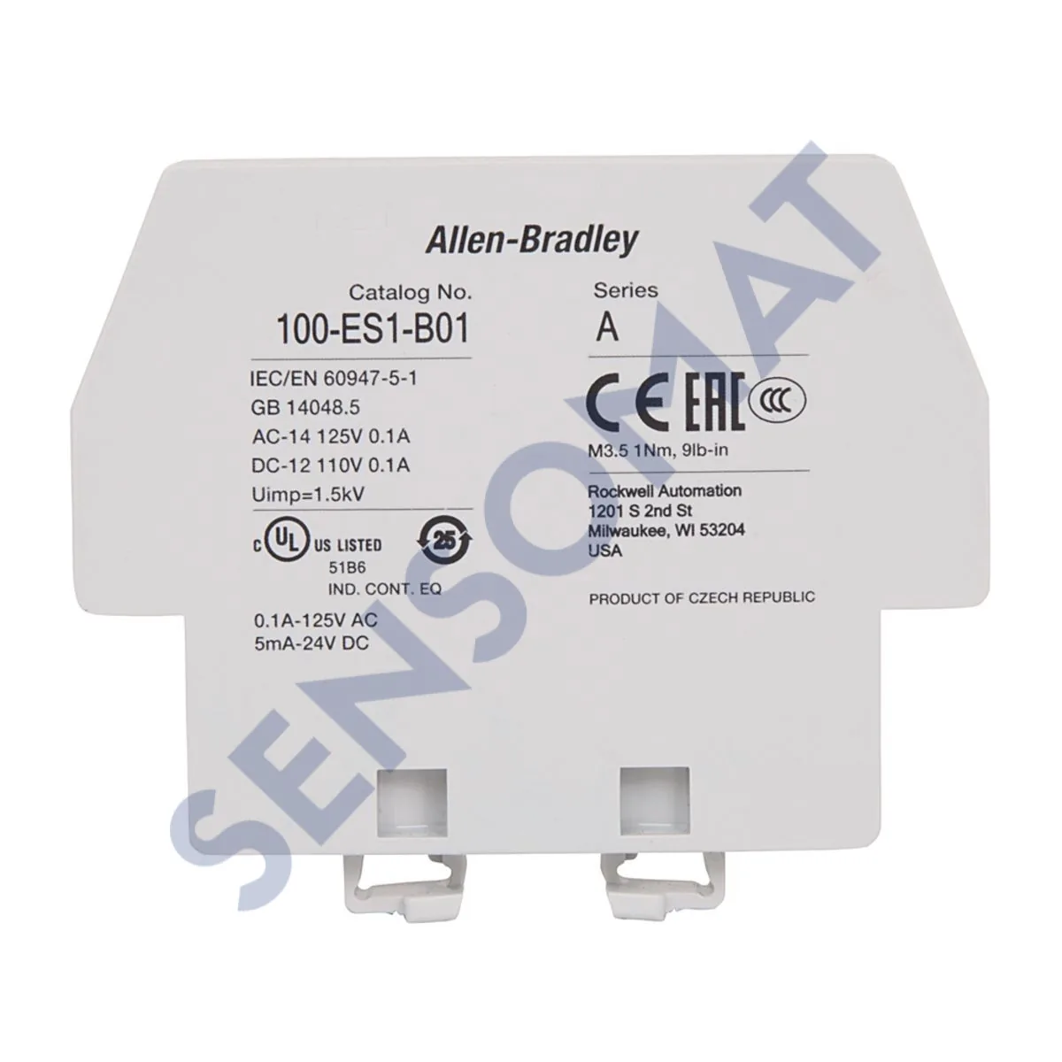 100-ES1-11 Allen-Bradley Auxiliary Contact 1