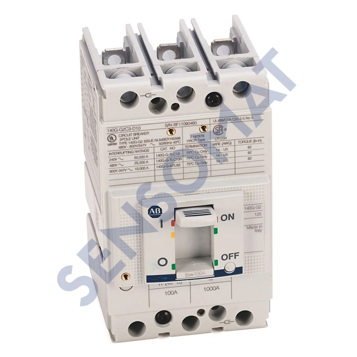 140G-G2C3-D12 Allen-Bradley 140G 125A Frame M