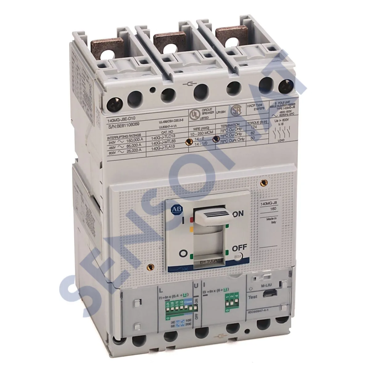 140MG-J8E-D10 Allen-Bradley 140MG 100A J Fram