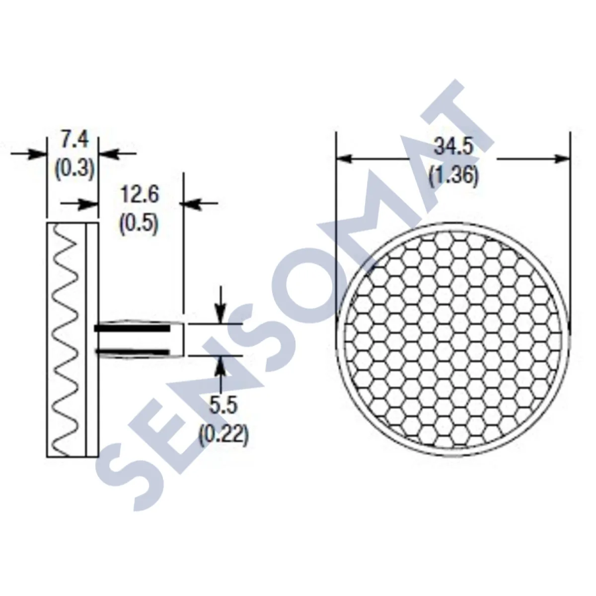 92-106 Allen-Bradley Reflectors for Photo Sen