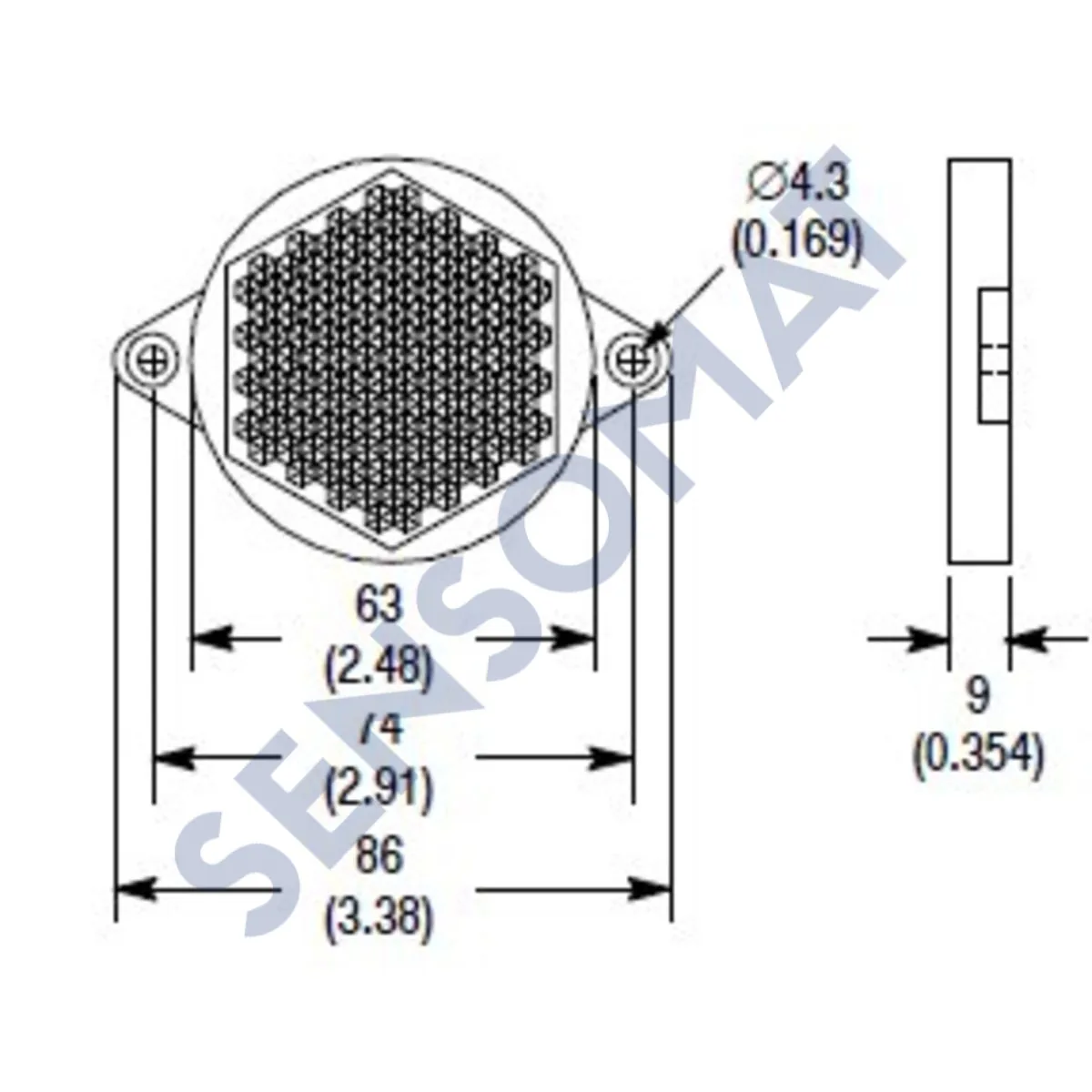 92-90 Allen-Bradley Reflectors for Photo Sens