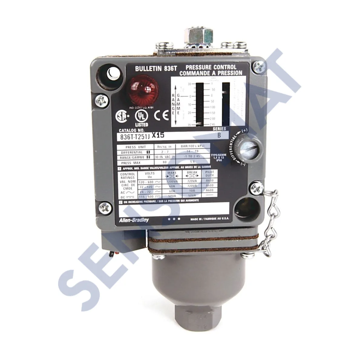 836T-T256J Allen-Bradley Electro-Mech Pres Cn