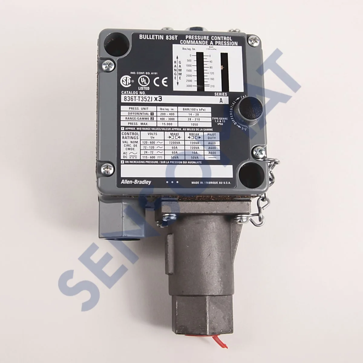 836T-T350J Allen-Bradley Electro-Mech Pres Cn
