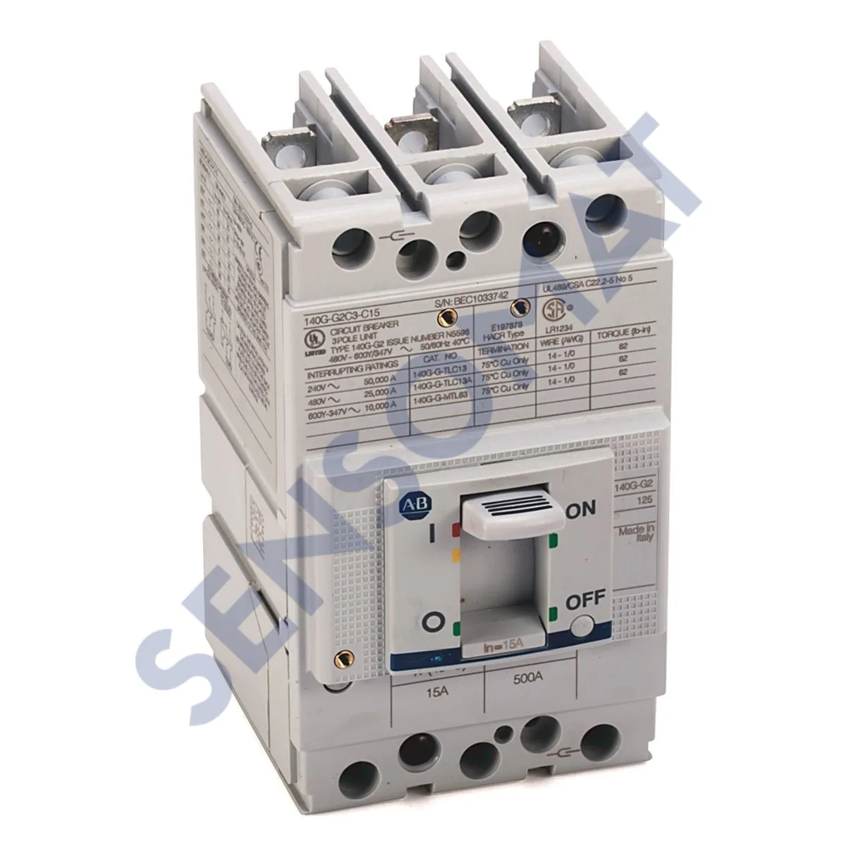 140G-G2C3-C50 Allen-Bradley 140G 125A Frame M