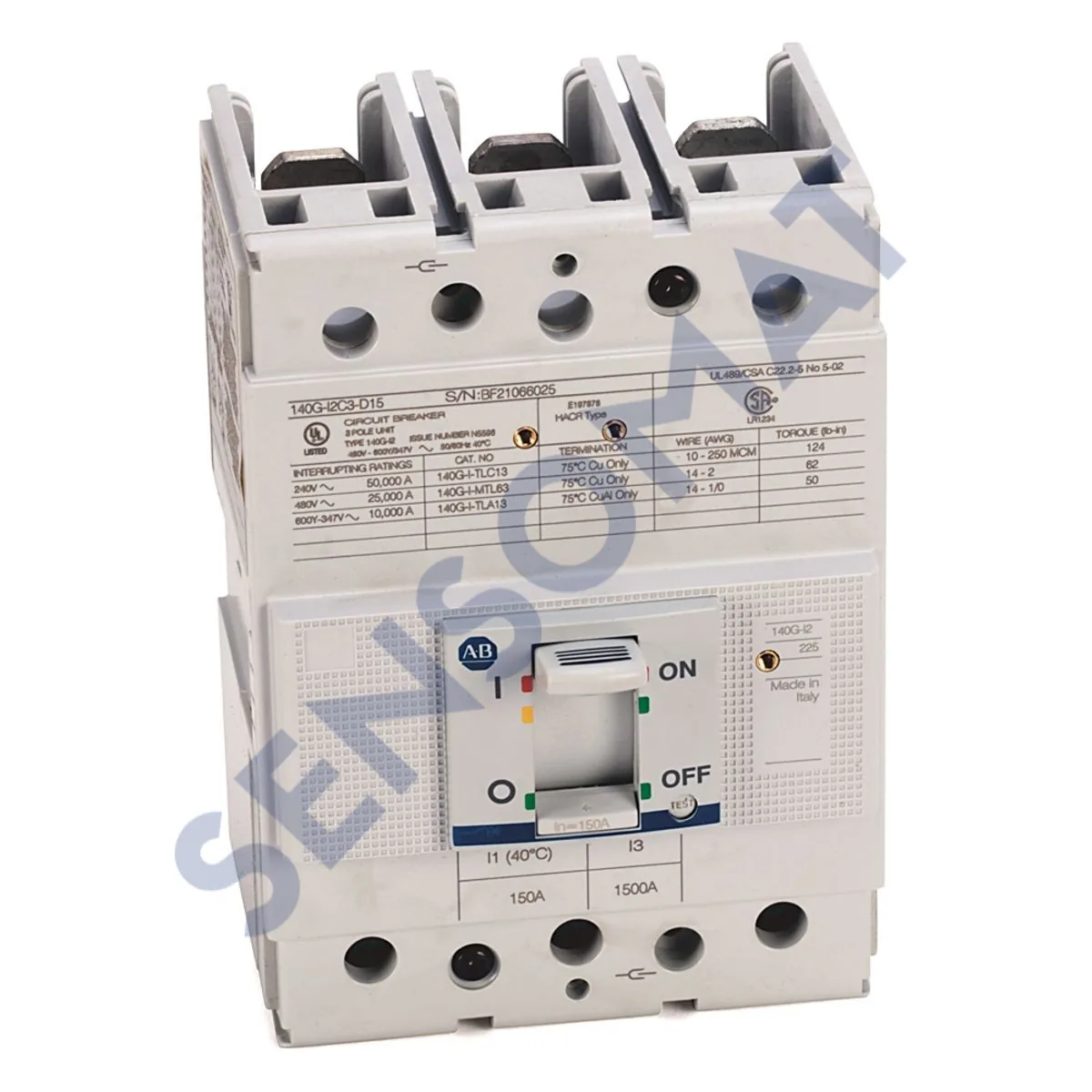 140G-I2C3-D17 Allen-Bradley 140G 225A Frame M