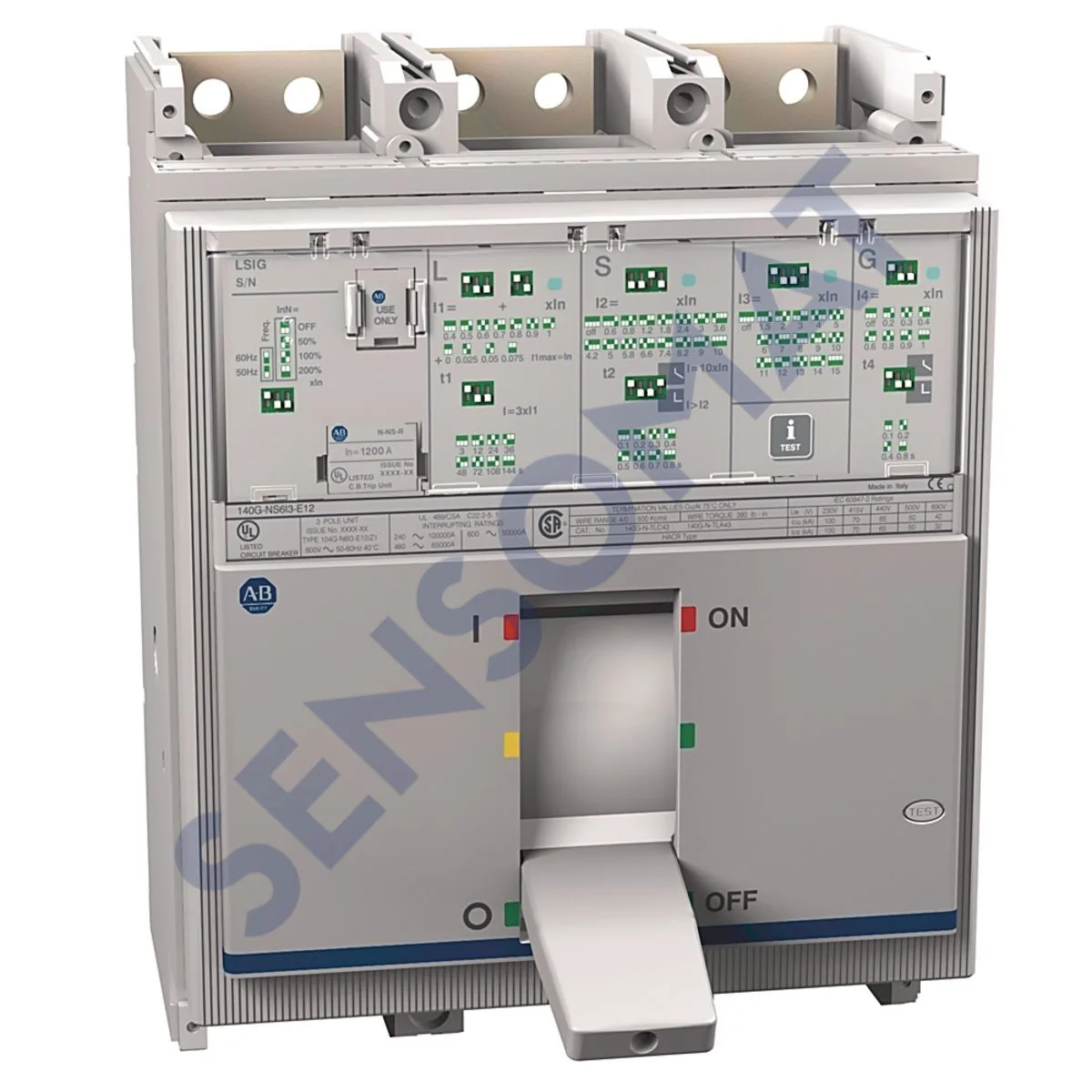 140G-N6I3-E12 Allen-Bradley 140G 1200A Frame