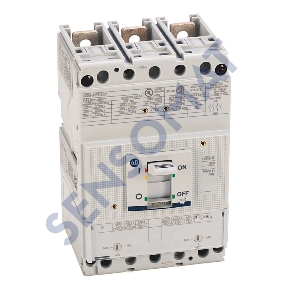 140G-J2F3-D22 Allen-Bradley 140G 250A J Frame