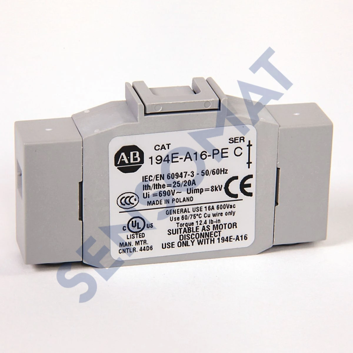 194E-A16-PE Allen-Bradley 194E Earthing-Groun