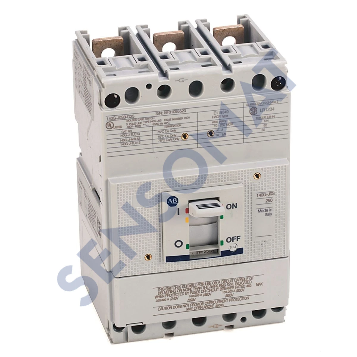 140G-J0X4 Allen-Bradley 140G 250A Molded Case