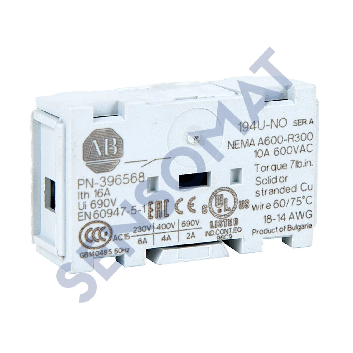 194U-NC Allen-Bradley 194U Auxiliary Contact