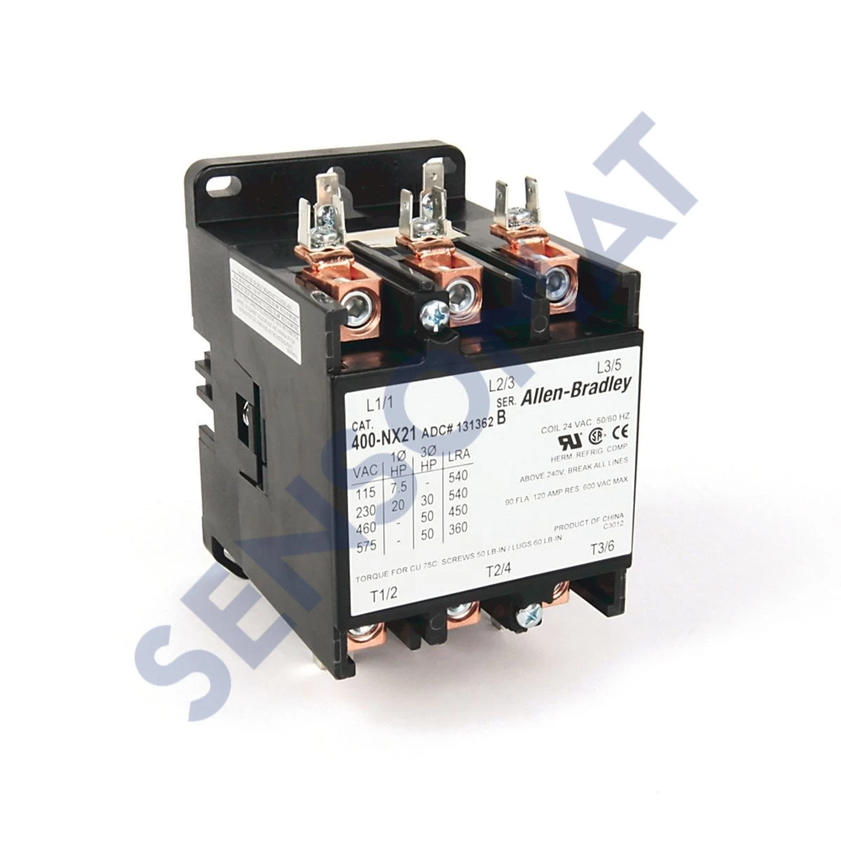 400-NX25 Allen-Bradley Contactor, 400 DP, 50A
