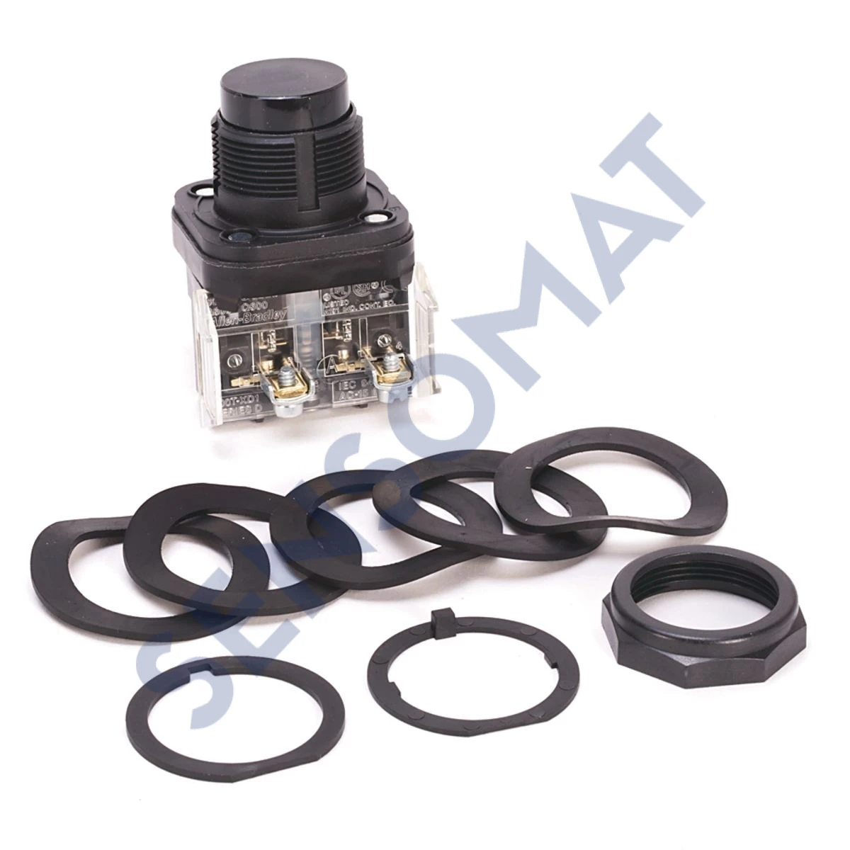 800H-BR2D1Y Allen-Bradley 30mm Momentary Push