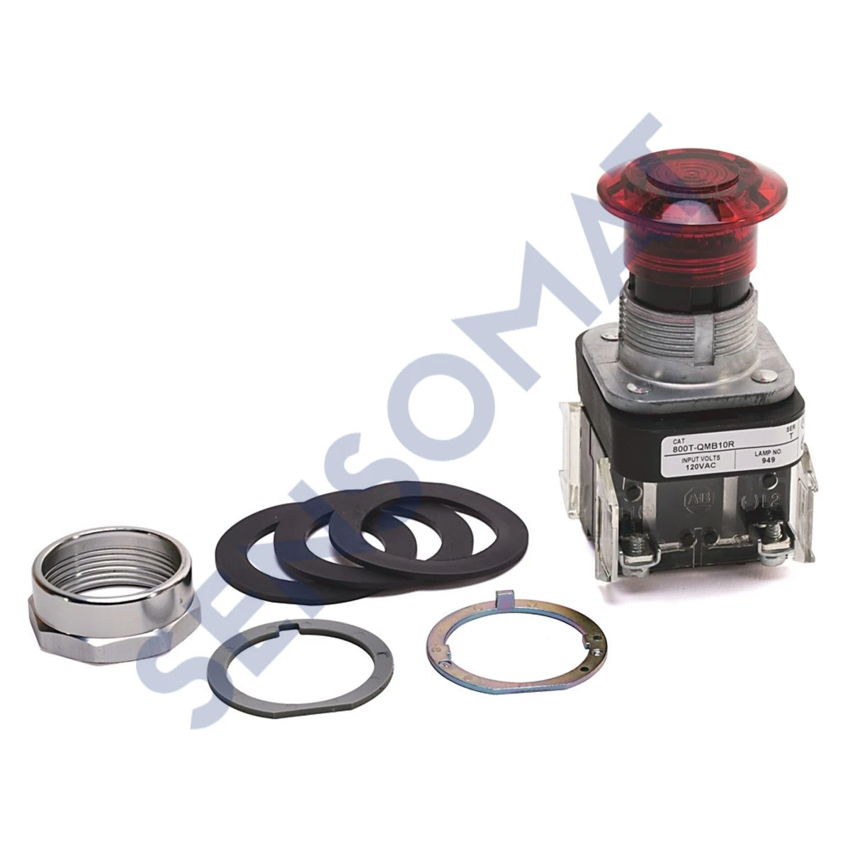 800T-QMBH2RA4 Allen-Bradley 30mm Momentary Pu