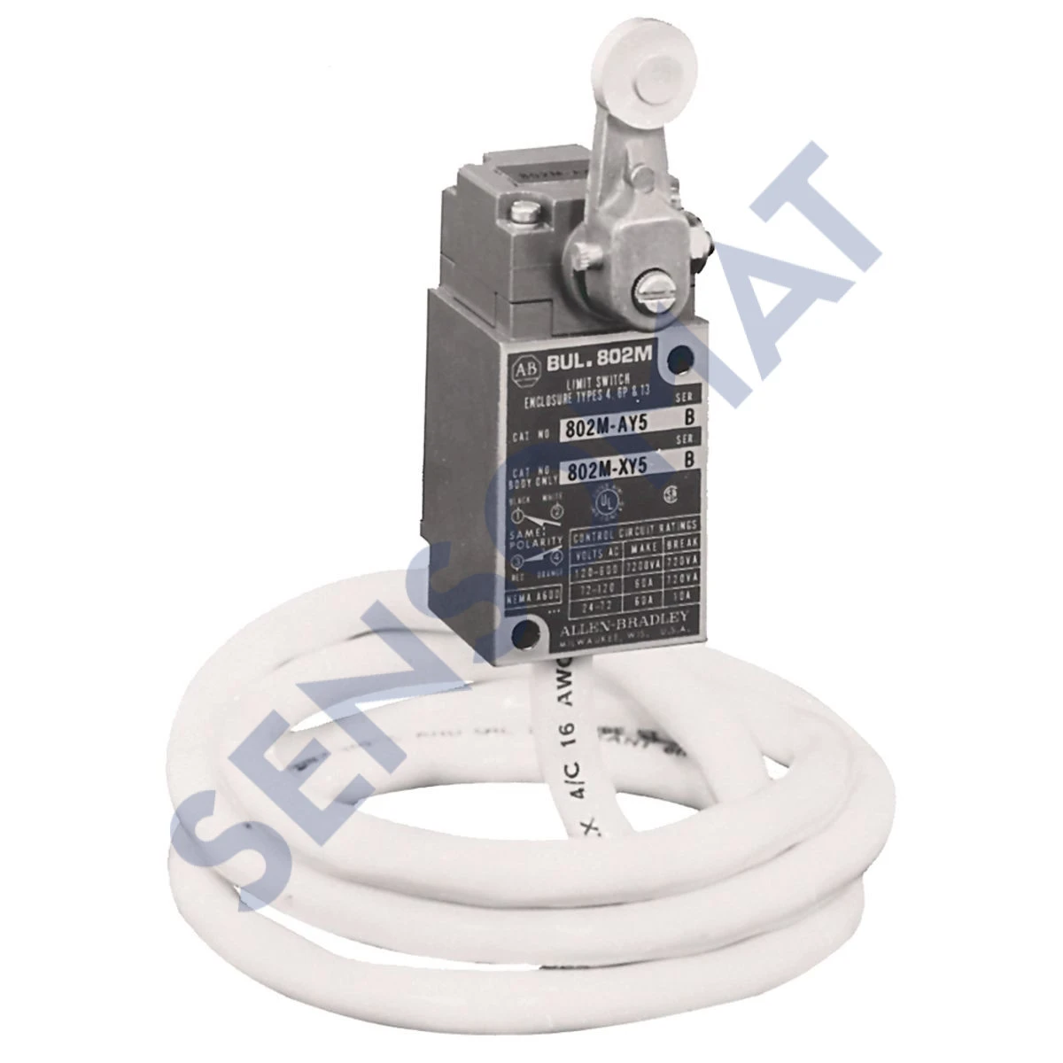 802M-A1Y12 Allen-Bradley LIMIT SW W/12FT CORD