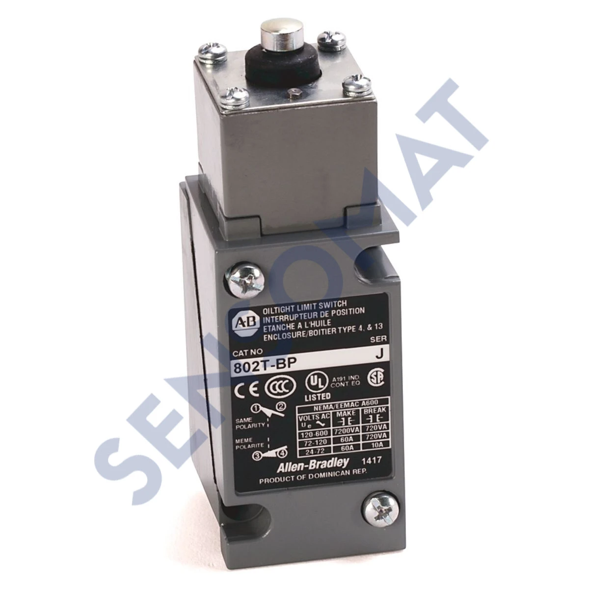 802T-BATP1 Allen-Bradley PLUG-IN OILTIGHT LIM