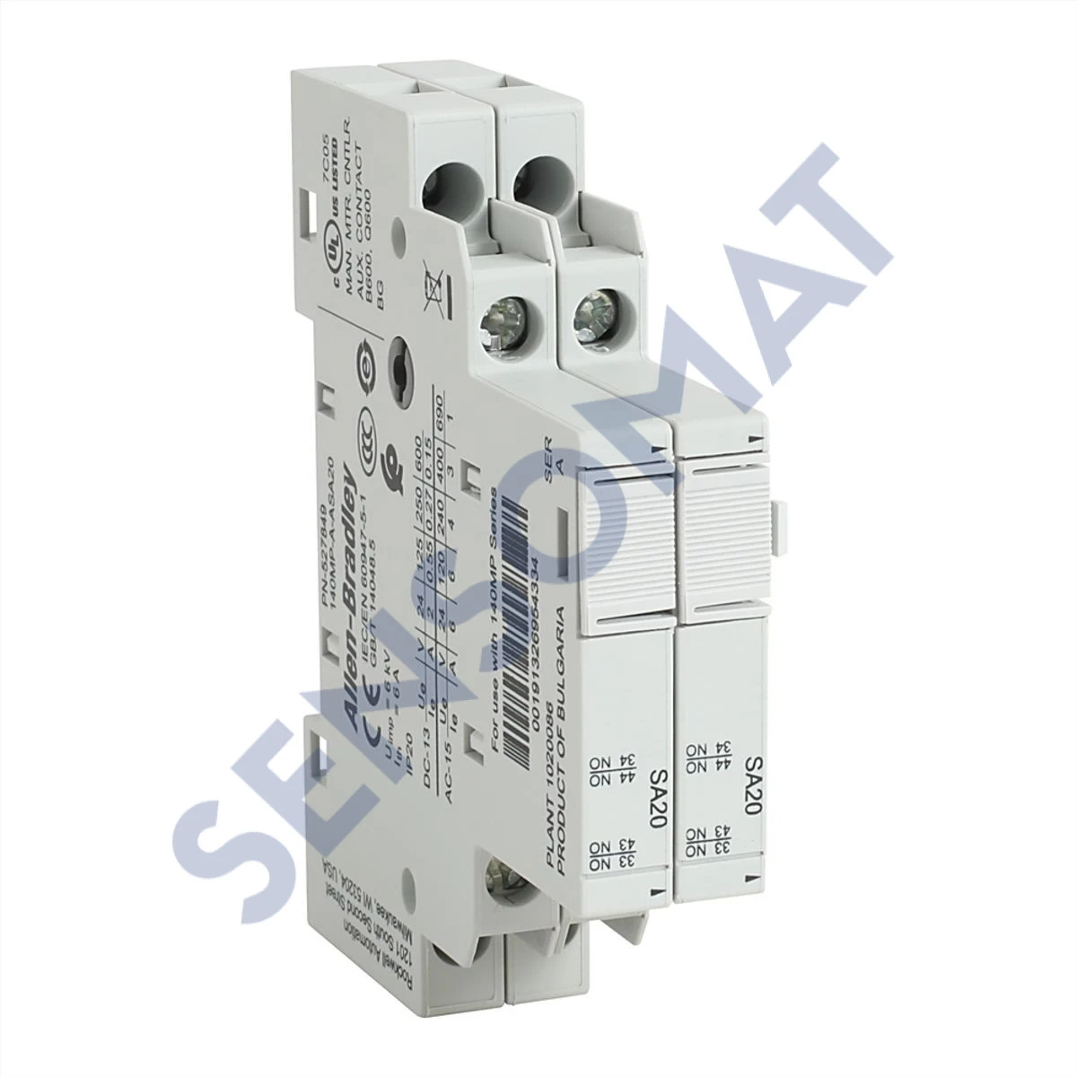 Allen-Bradley Rockwell Automation 140MP-A-AFA11 1NO1NC Auxiliary Contact